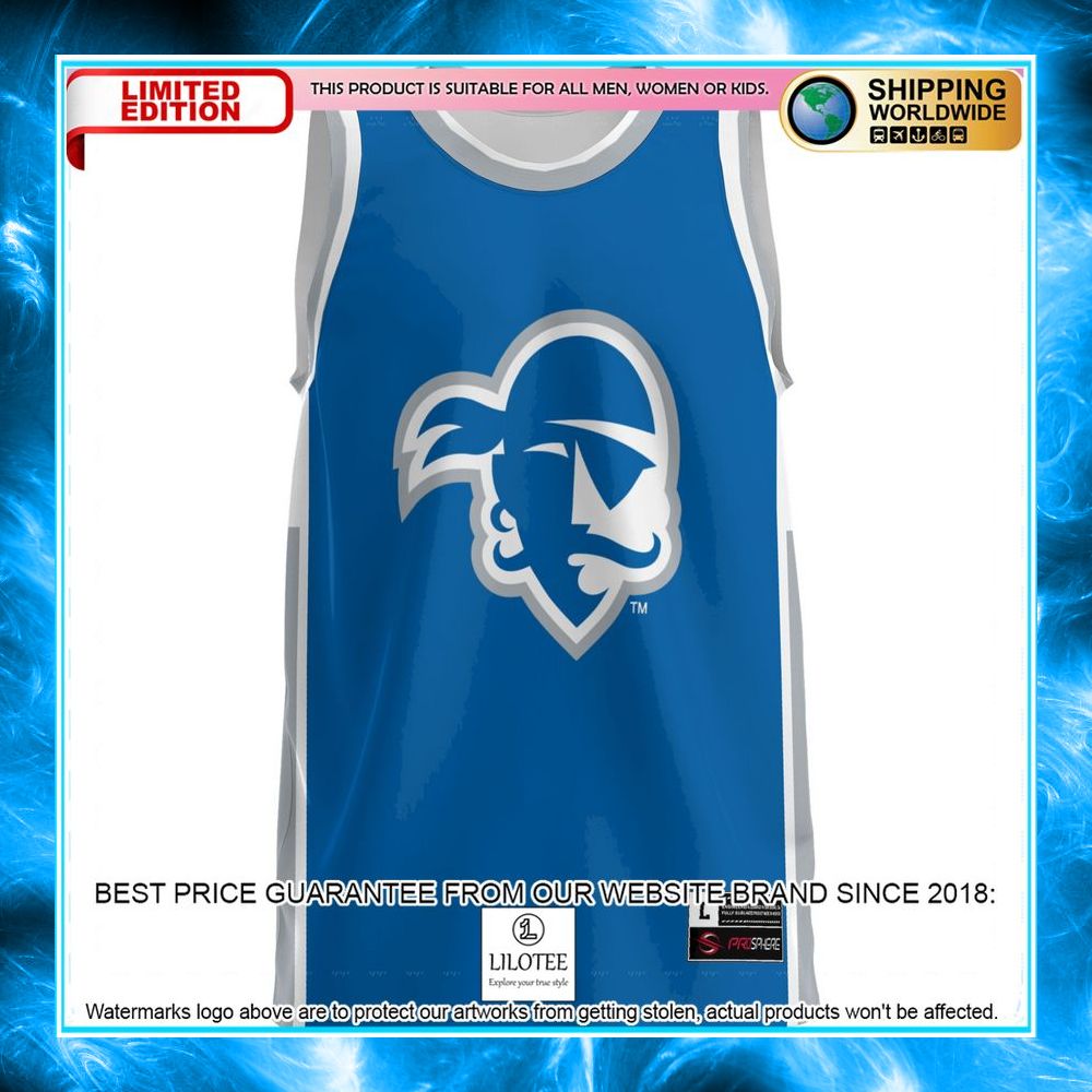 seton hall pirates blue basketball jersey 2 752