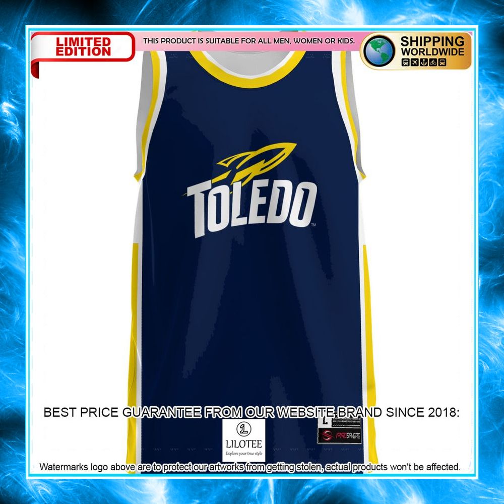 toledo rockets navy basketball jersey 2 323