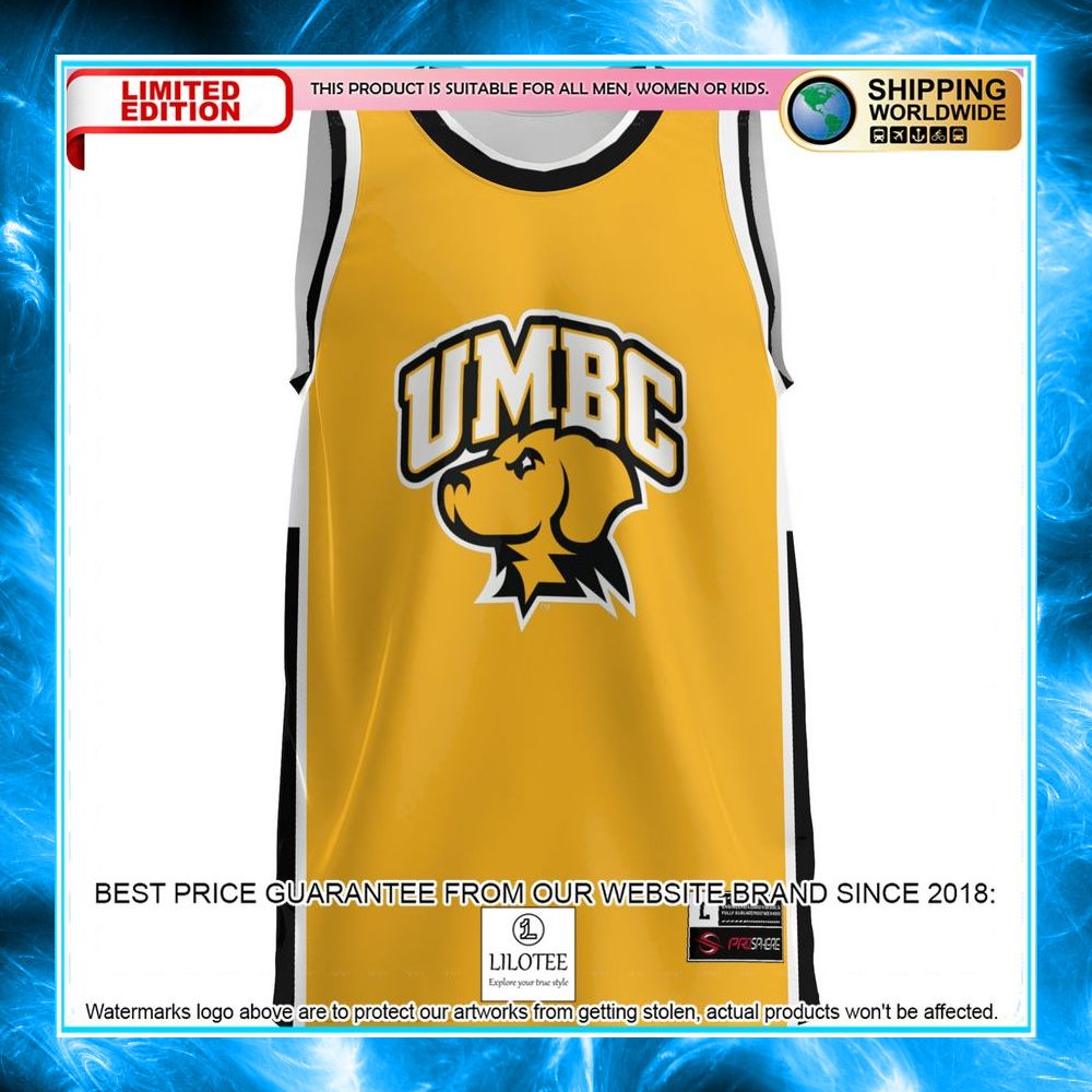 umbc retrievers black basketball jersey 2 958