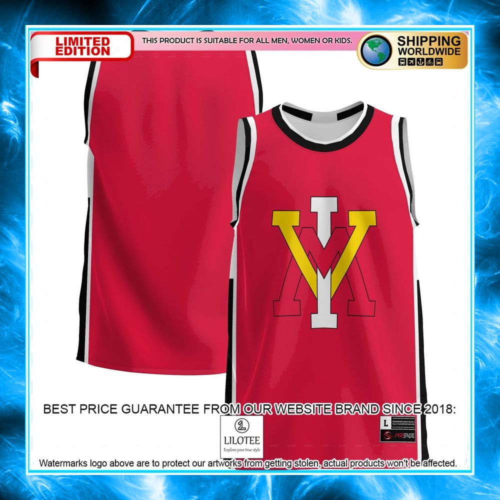 virginia military institute keydets red basketball jersey 1 224