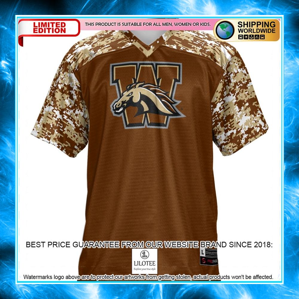 western michigan broncos brown football jersey 2 163