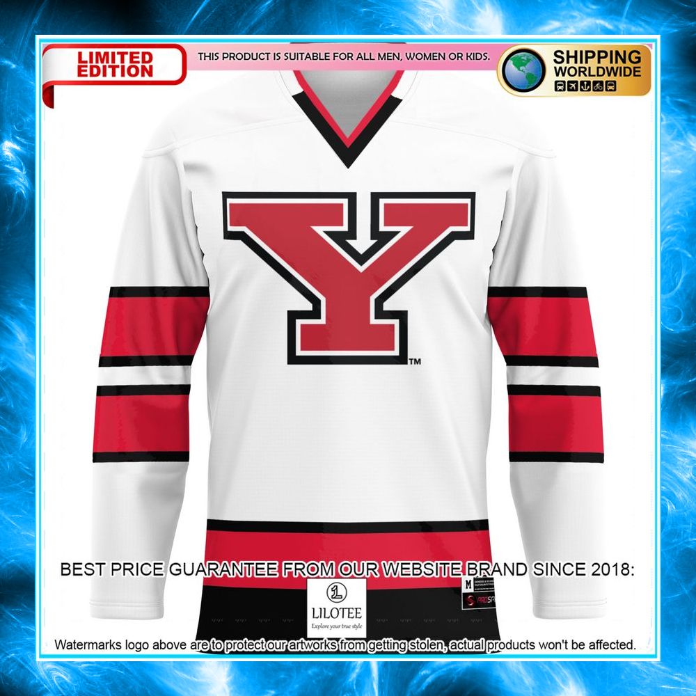 youngstown state penguins white hockey jersey 2 739