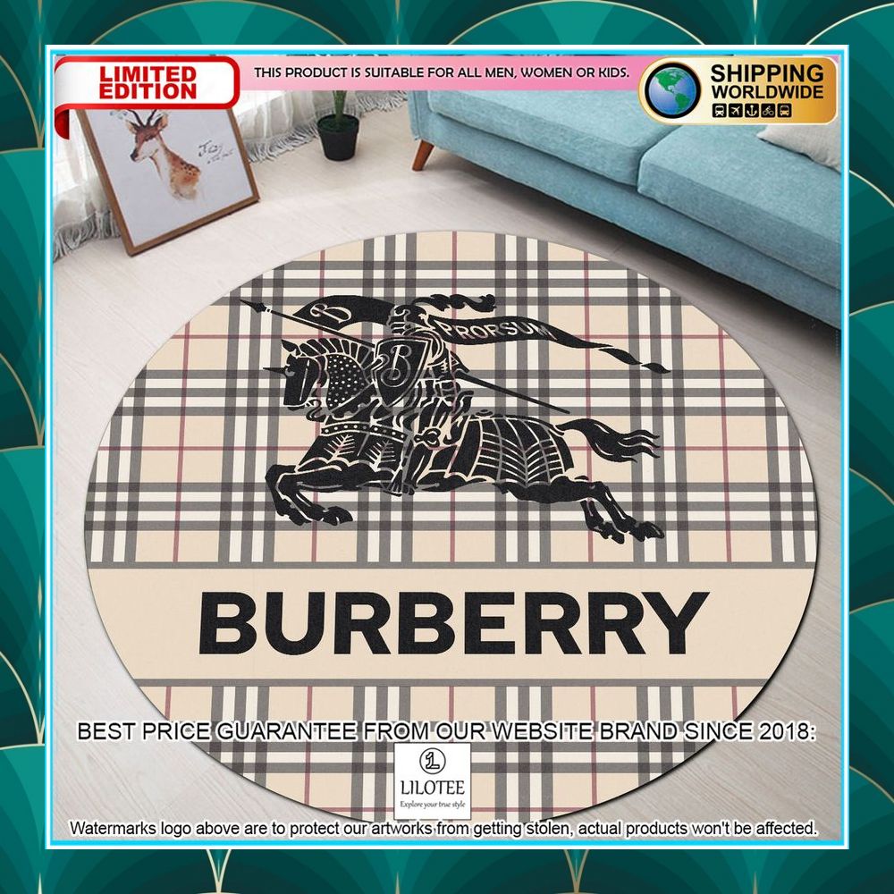 burberry round rug 1 944