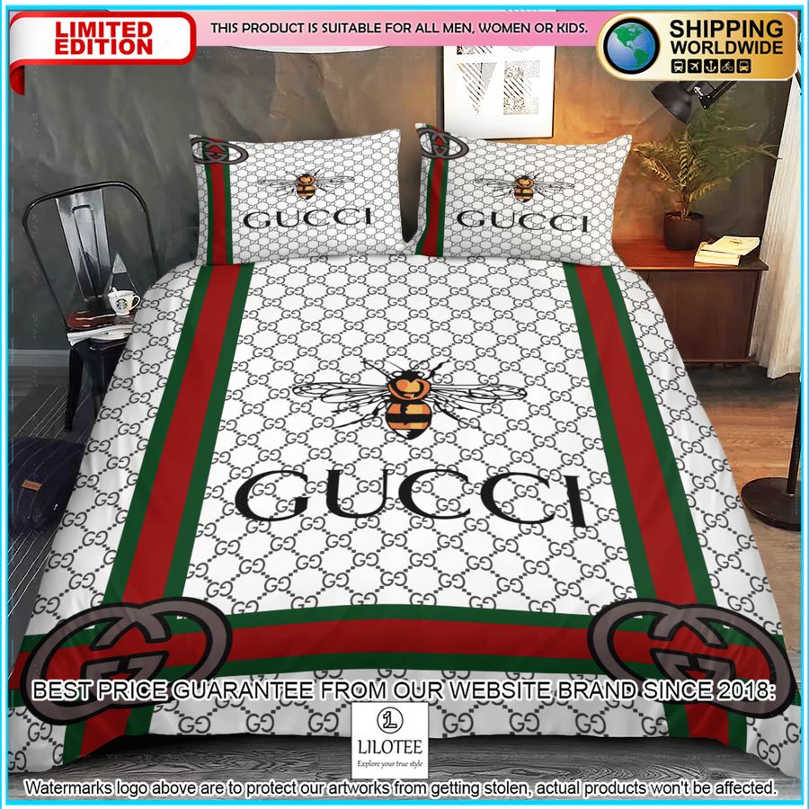gucci bee 5 pieces bedding set 1 507