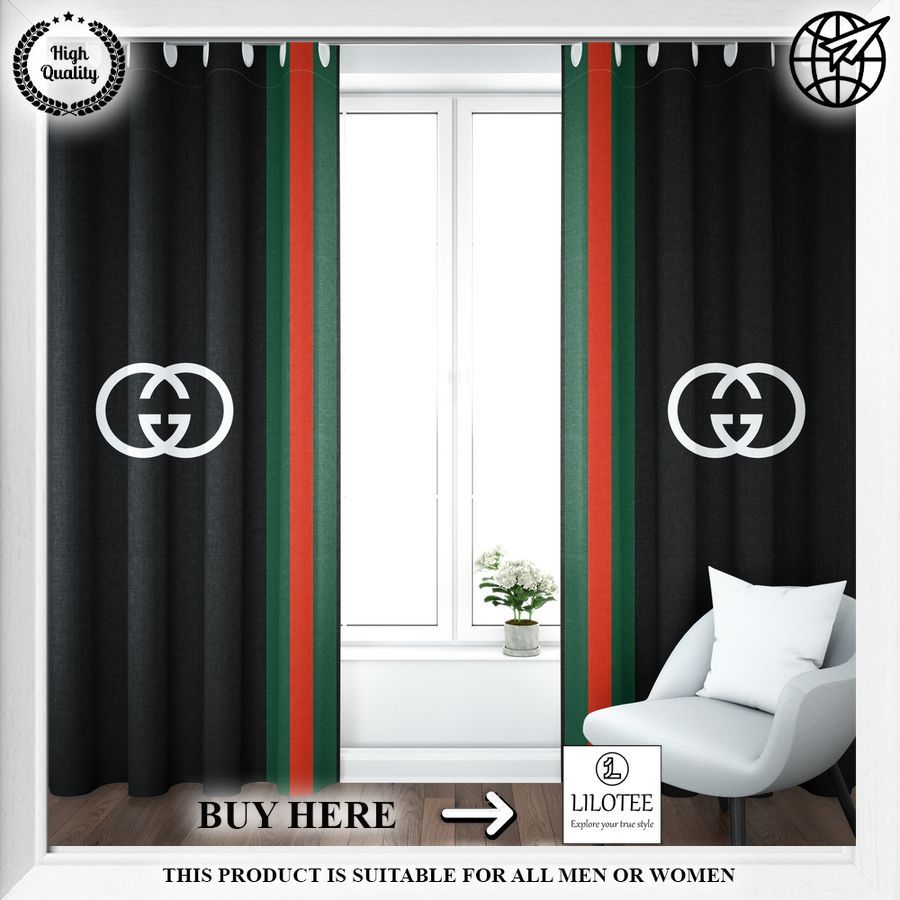 gucci black window curtains 1 840