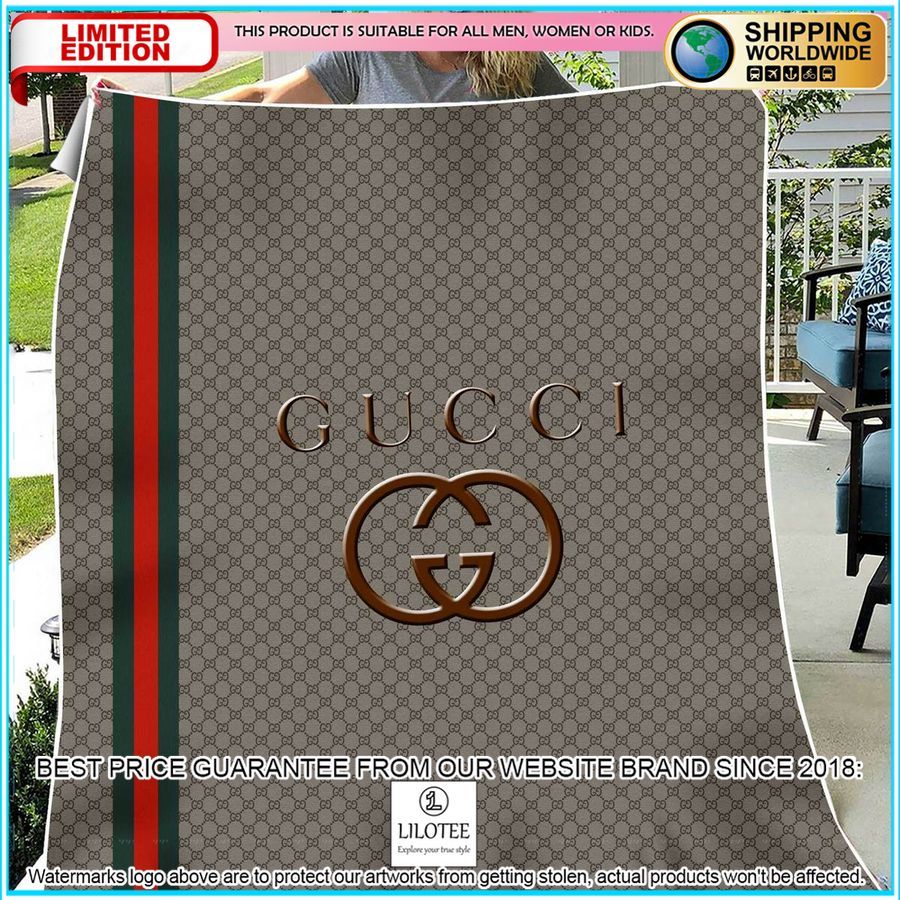 gucci grey blanket set 1 430