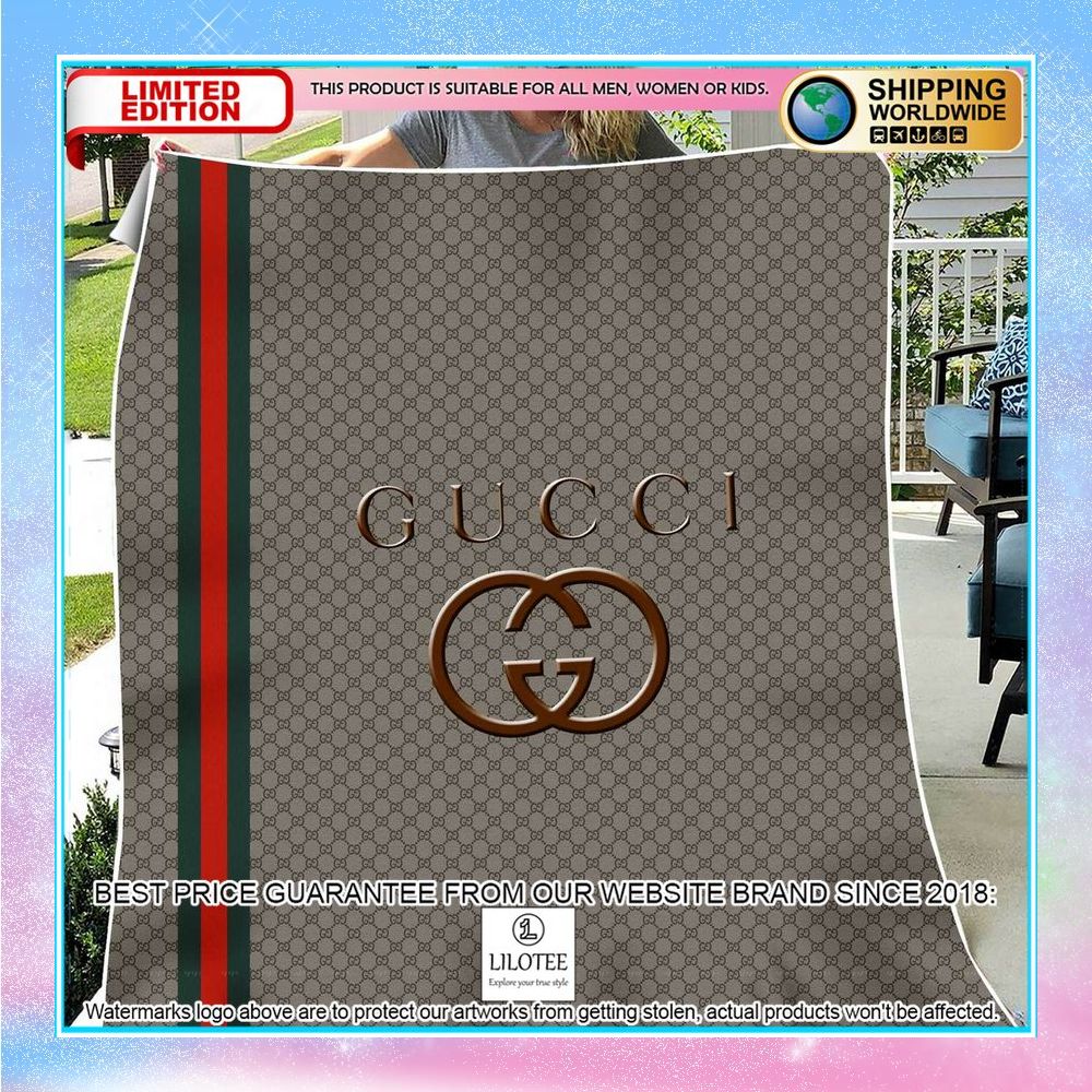 gucci grey blanket set 1 662