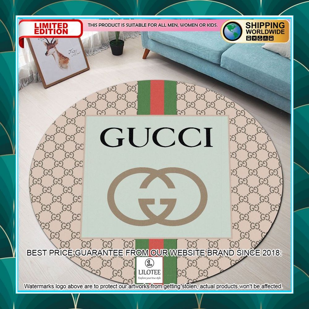 gucci light round rug 1 739