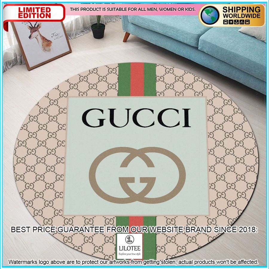 gucci light round rug 1 780
