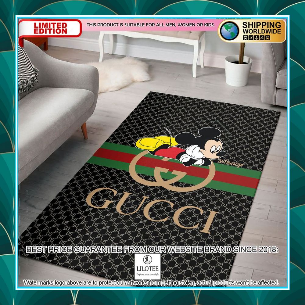 gucci mickey mouse area rug 1 745