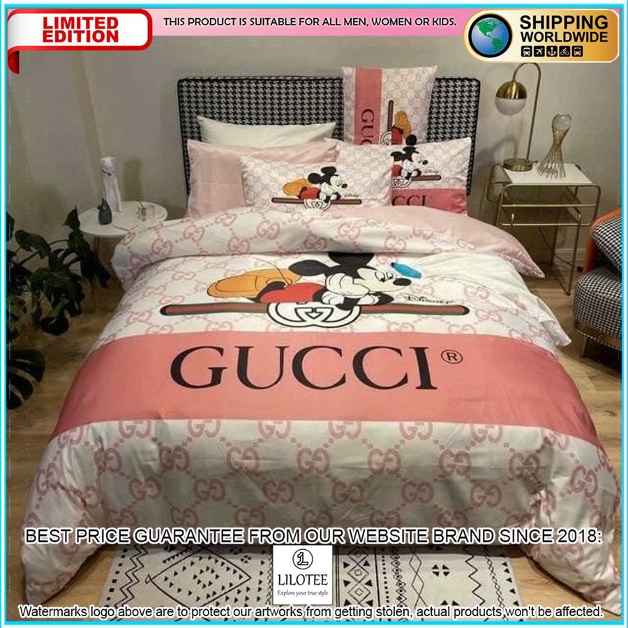 gucci mickey mouse lying bedroom set 1 528