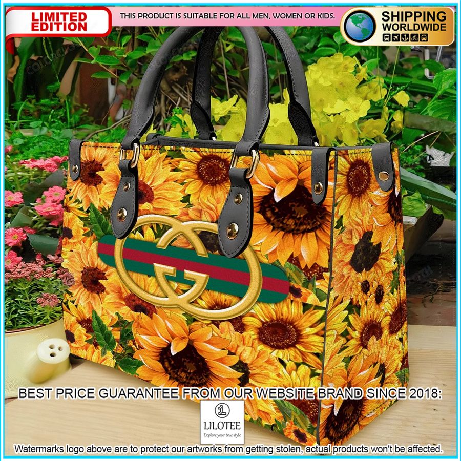 gucci sunflower handbag 1 748