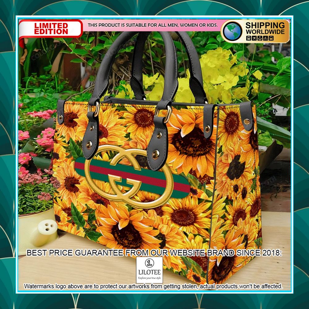 gucci sunflower handbag 1 80