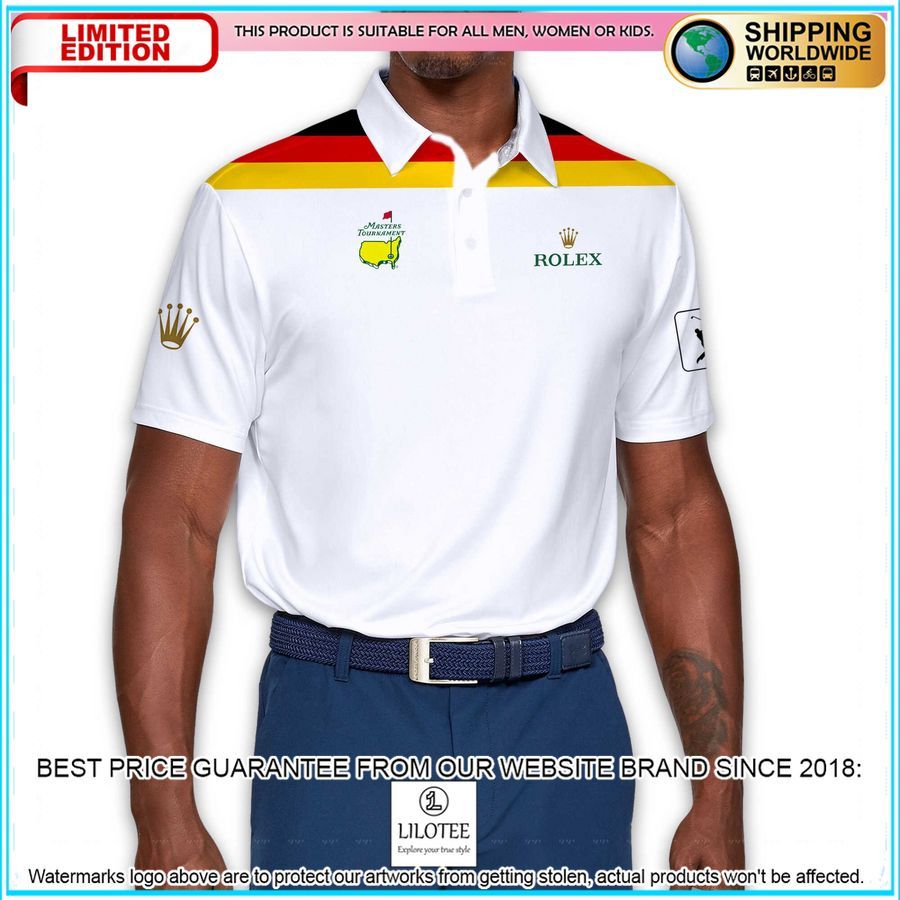 masters tournament rolex germany flag polo shirt 1 926