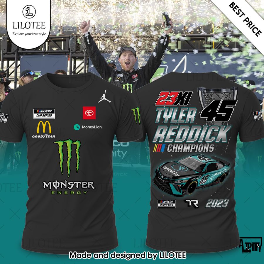 monster energy tyler reddick championship t shirt 1 51