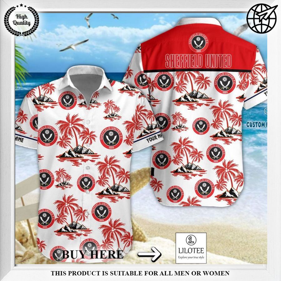 sheffield united f c hawaiian shirt and short 1 881