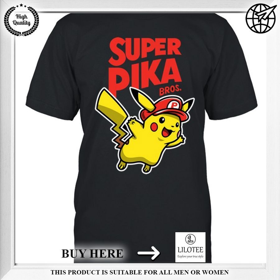 super pika bros shirt 1 178