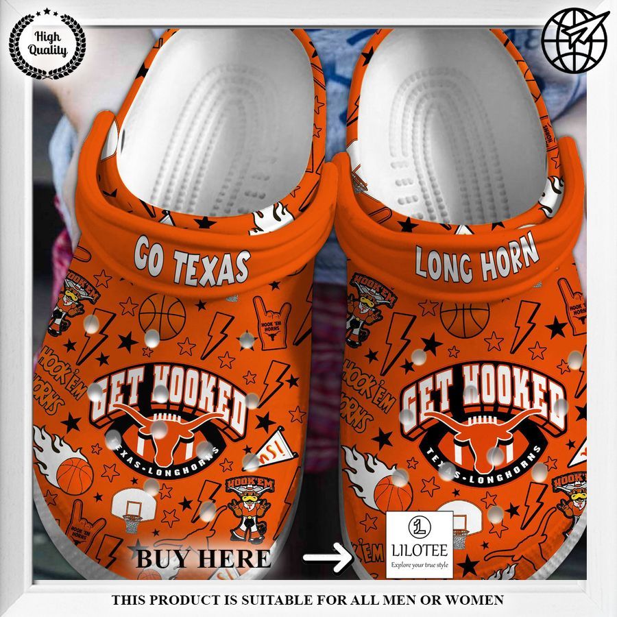 texas longhorns get hooked crocband shoes 1 853