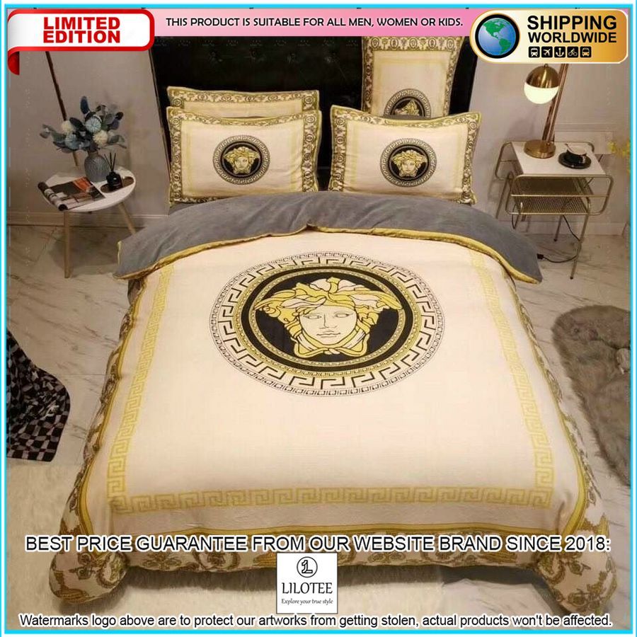 versace gold bedding comforter set 1 612