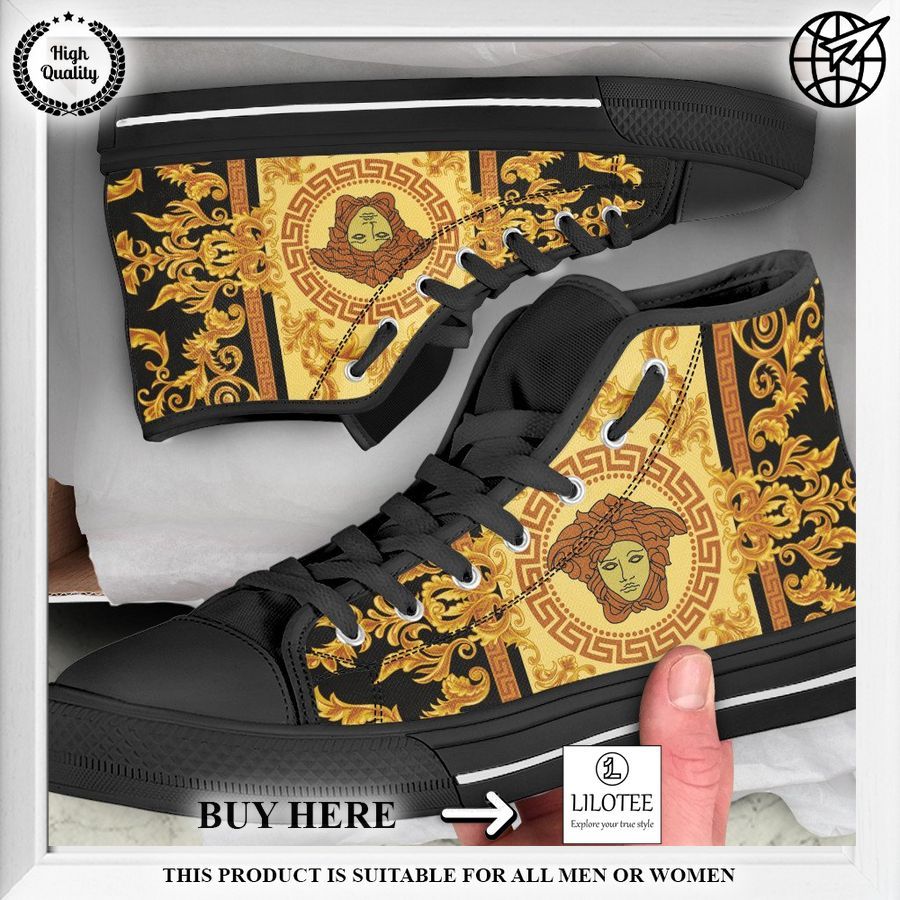 versace gold high top canvas shoes 1 117