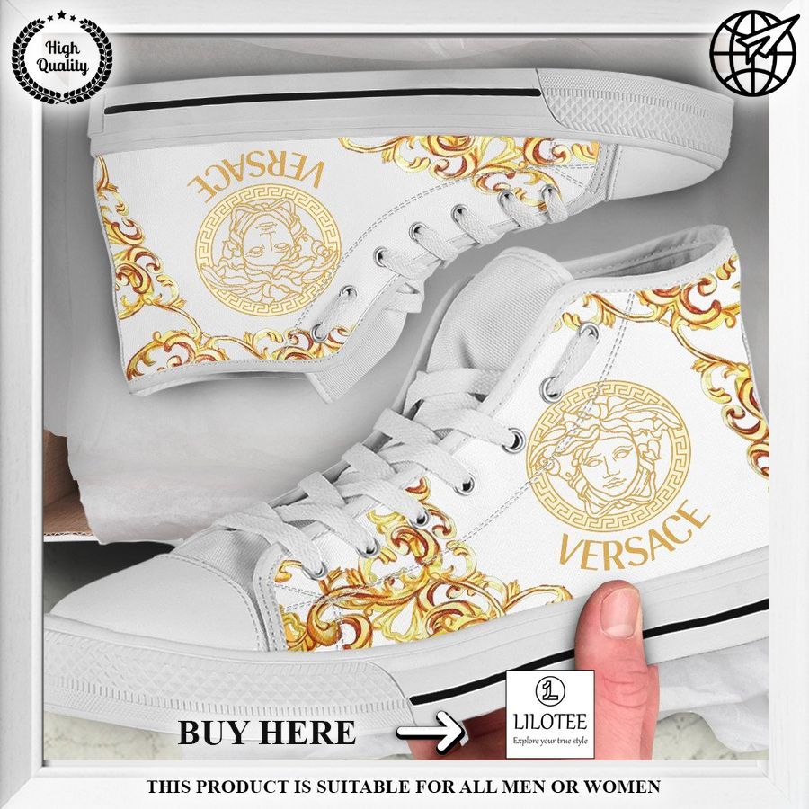 versace white high top canvas shoes 1 940
