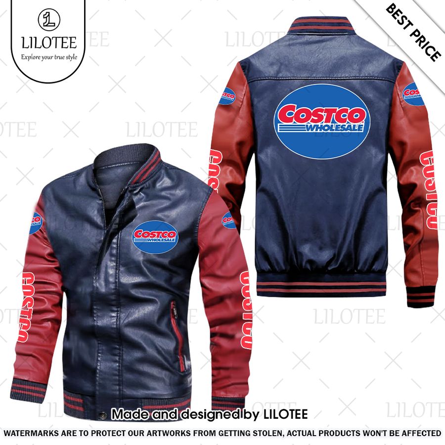costco leather bomber jacket 2 906