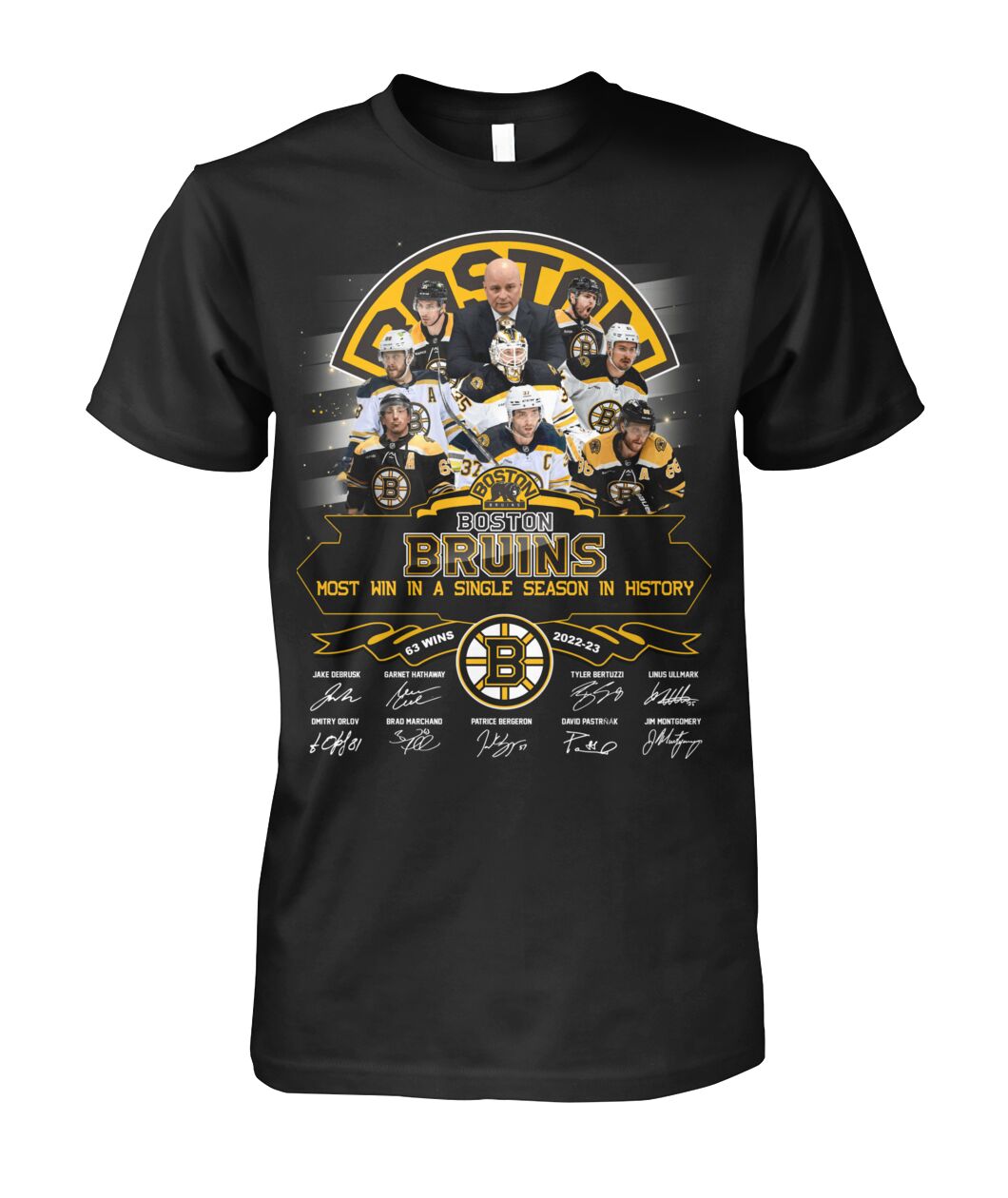 Boston Bruins Most win in a single season in history Hoodie 1