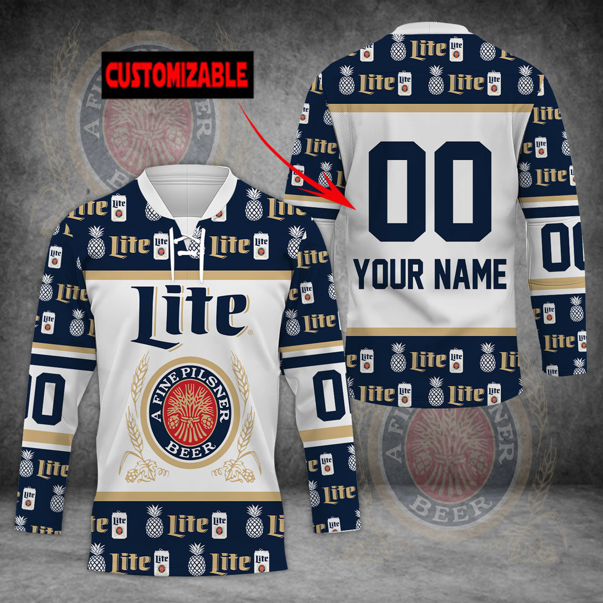 Miller Lite Custom Hockey Jersey