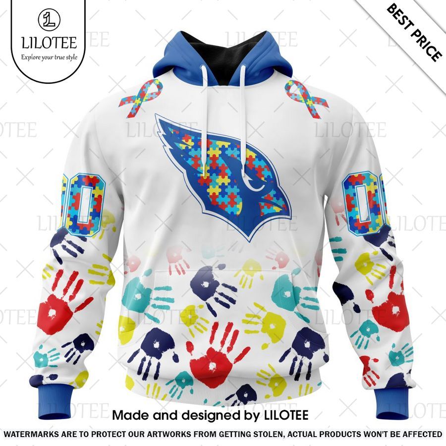 arizona cardinals special autism awareness design custom shirt 1 953