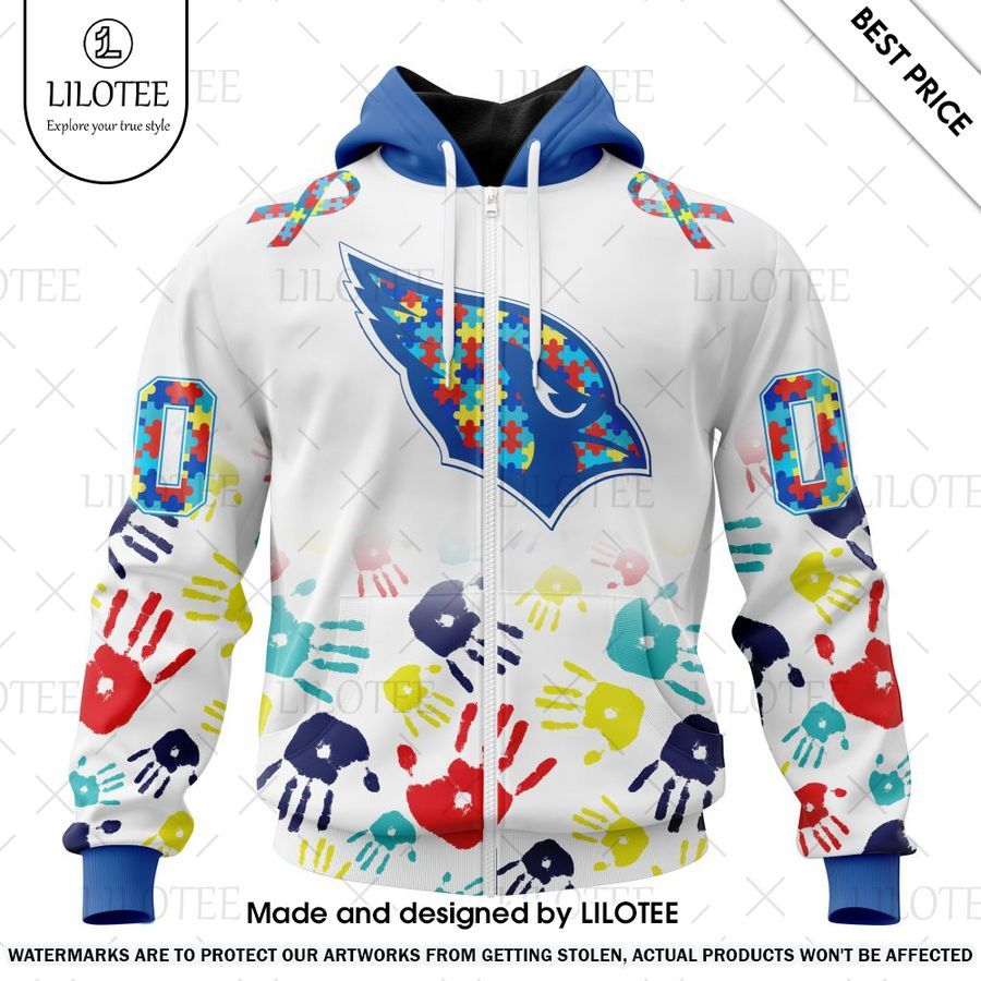 arizona cardinals special autism awareness design custom shirt 2 388