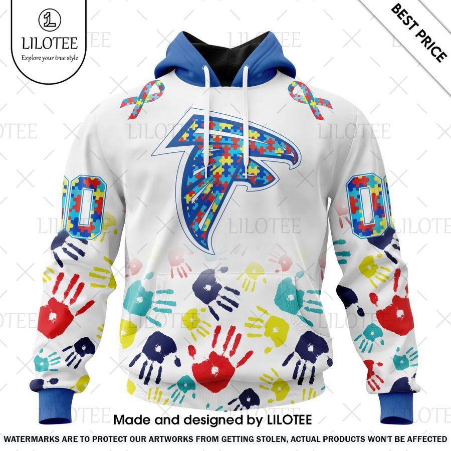 atlanta falcons special autism awareness design custom shirt 1 245