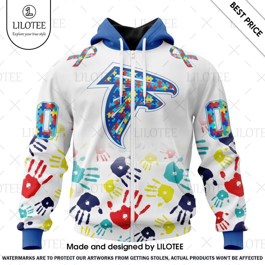 atlanta falcons special autism awareness design custom shirt 2 835