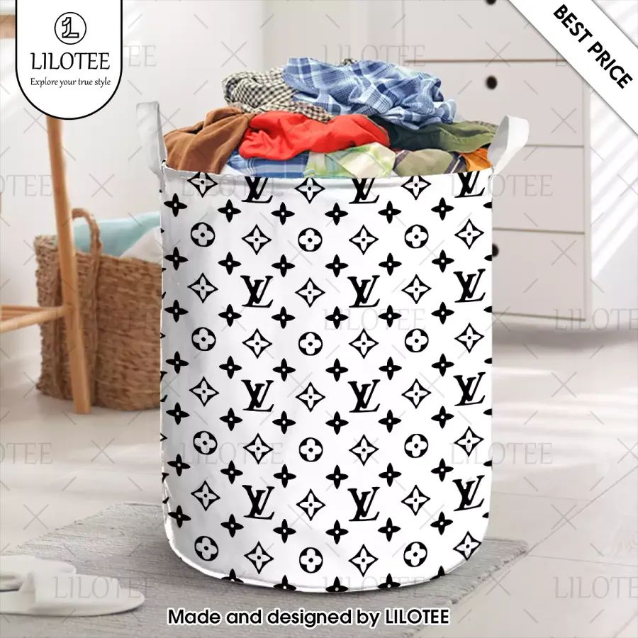 black and white louis vuitton laundry basket 1 453