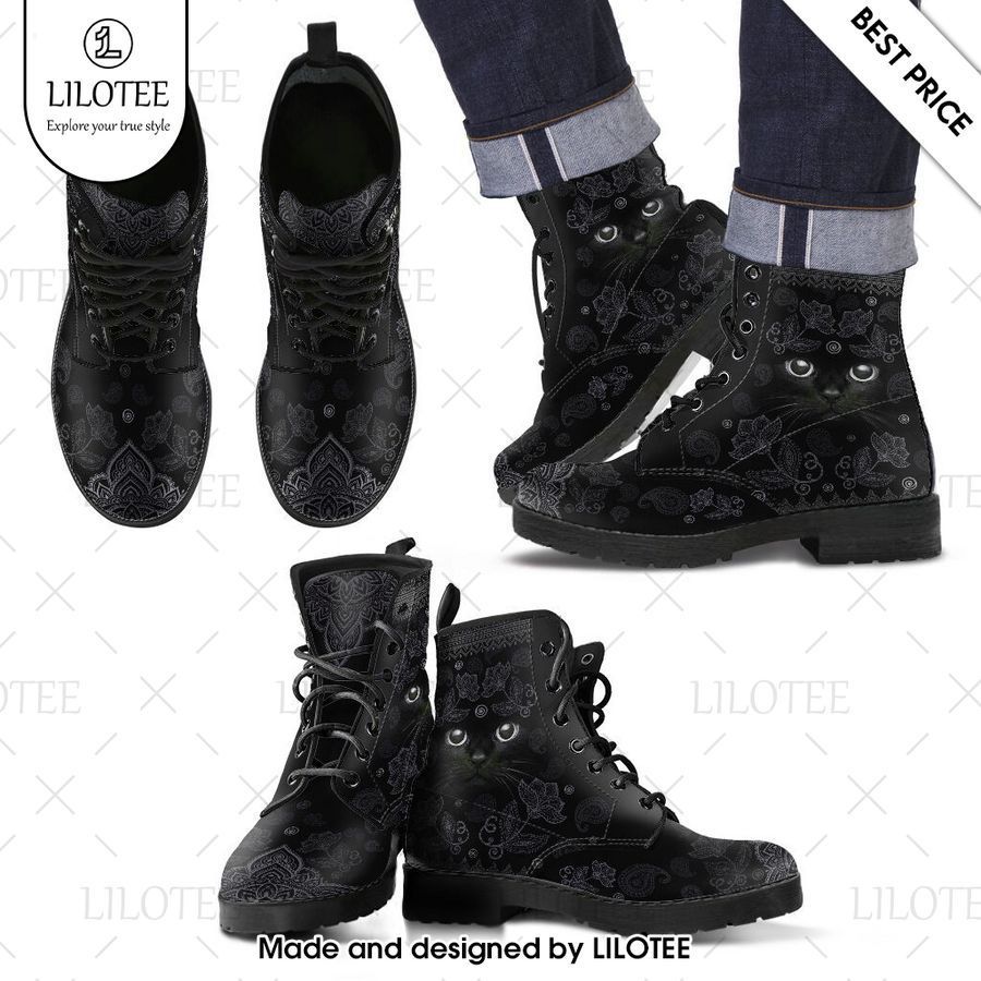 black cat timberland boots 1