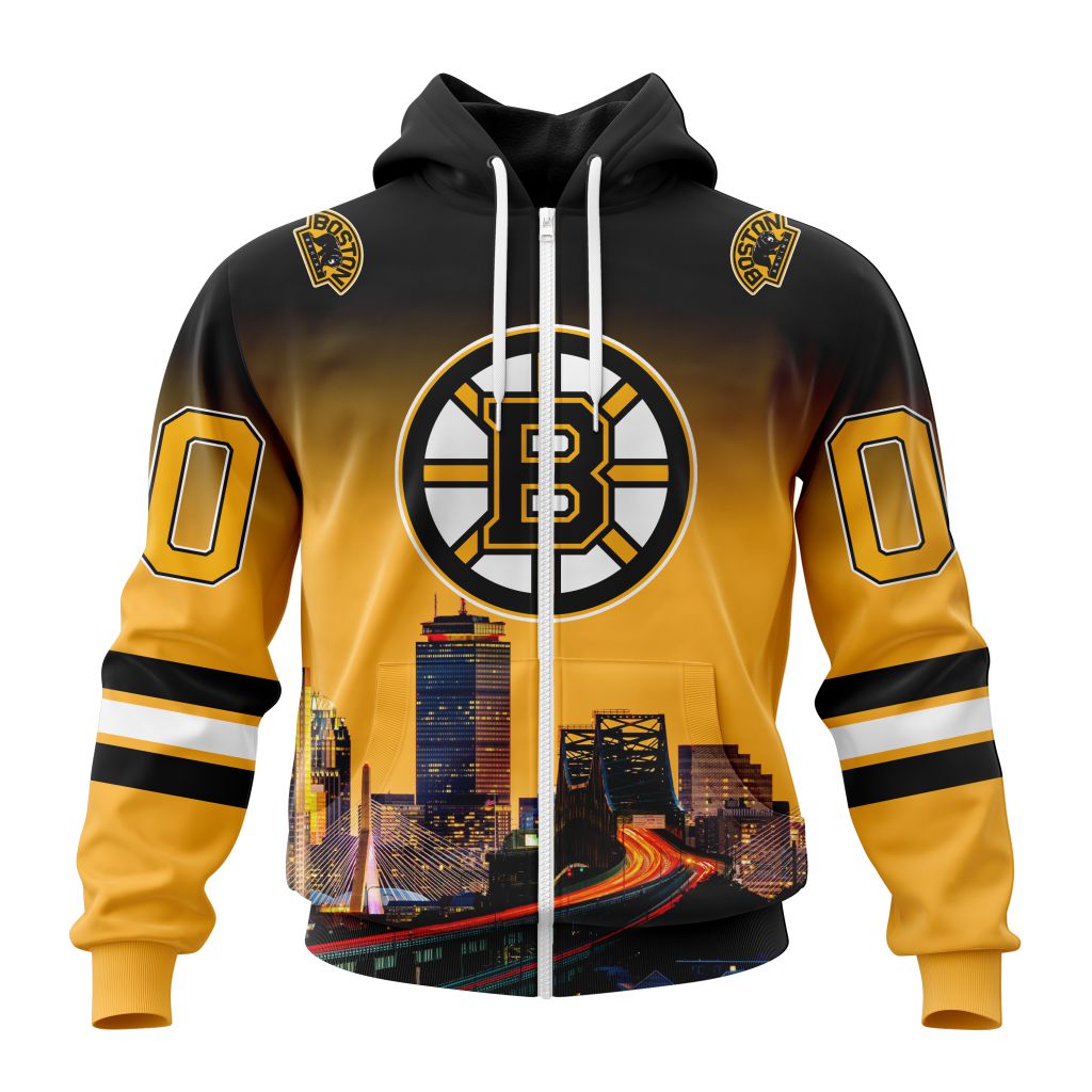 boston bruins special design with cityscape custom shirt 4018 5szJ0