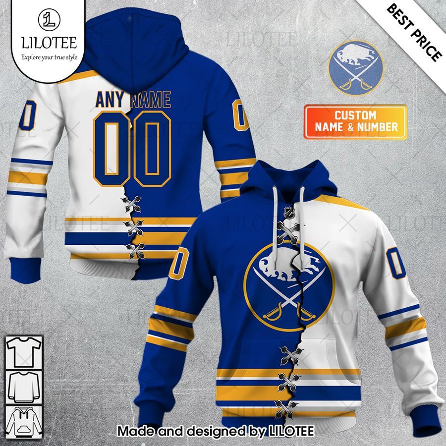 buffalo sabres mix home and away jersey personalized shirt 1 794