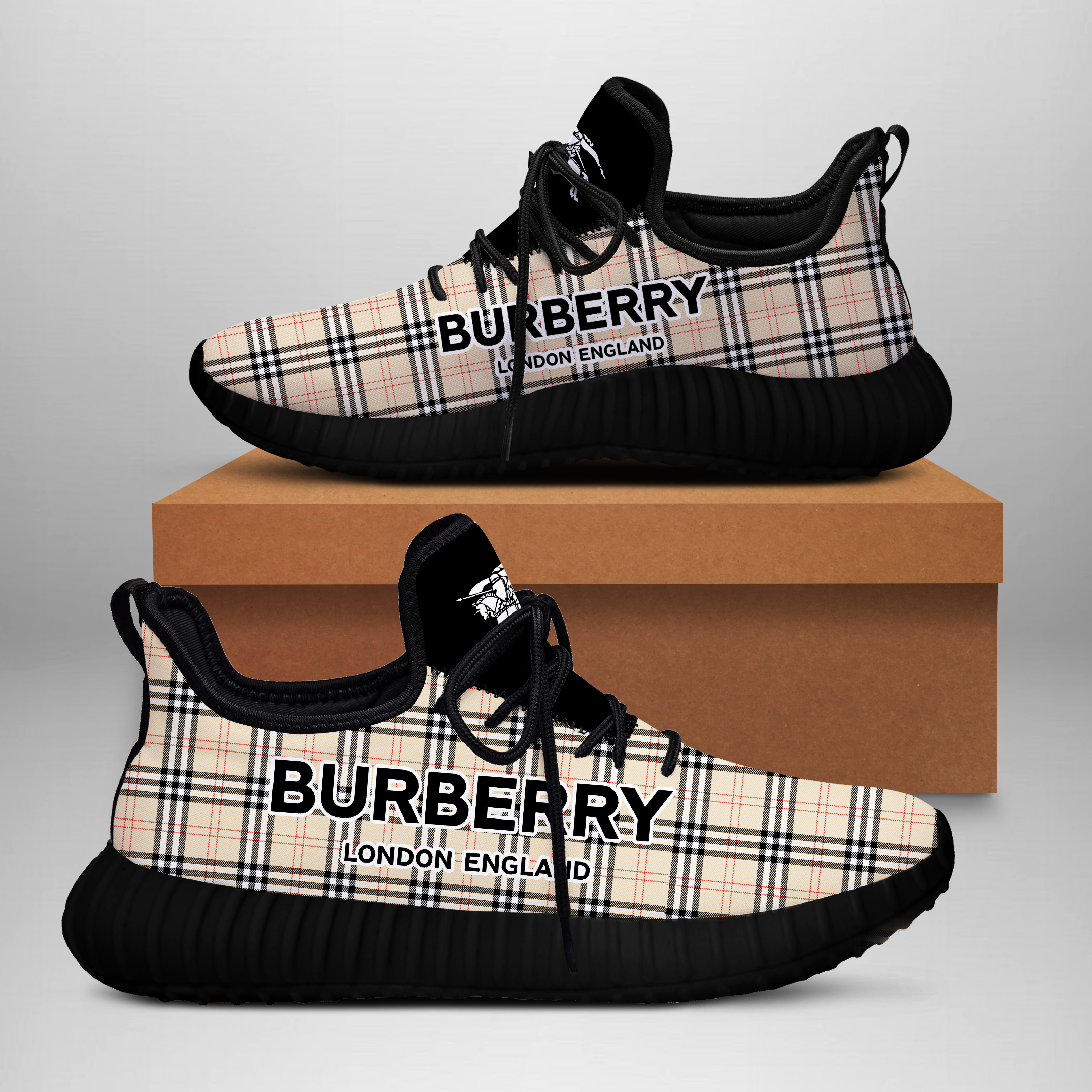 burberry london yeezy sneaker 2872 E1X3W