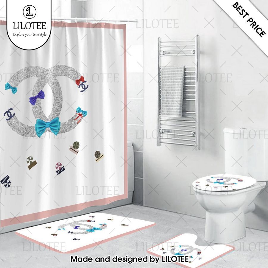 chanel diamond bathroom curtains 1 859
