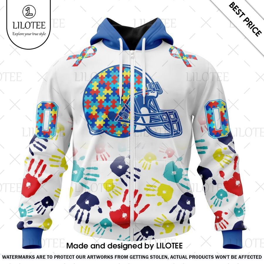 cleveland browns special autism awareness design custom shirt 2 816