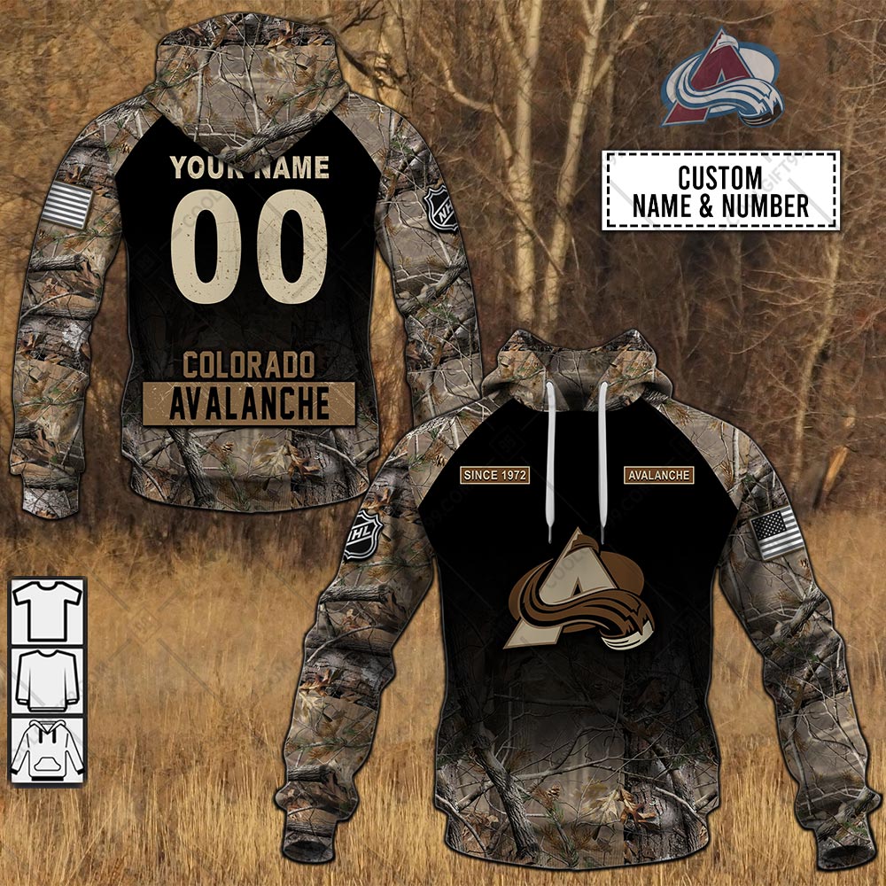 colorado avalanche hunting camouflage custom shirt 7341 6jdEd