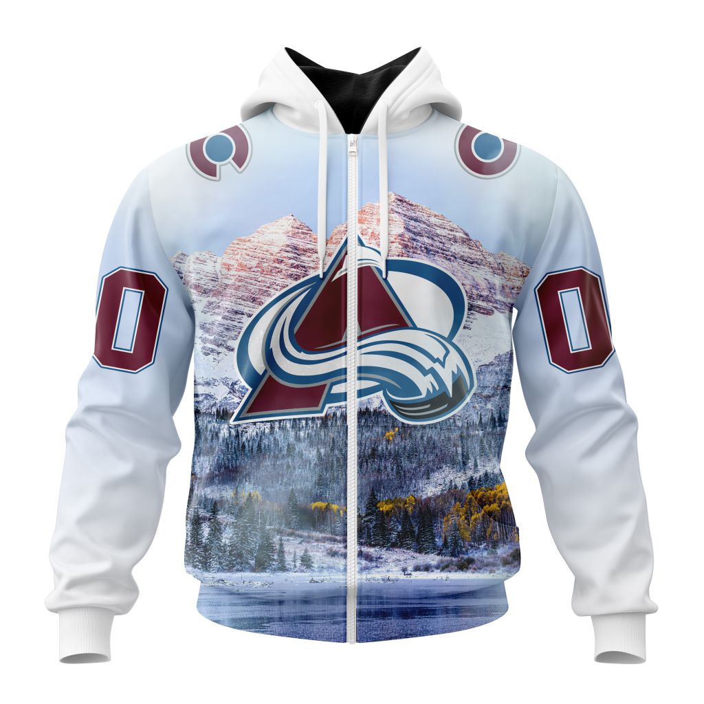 colorado avalanche special design with rocky mountain custom shirt 9645 VLJhs