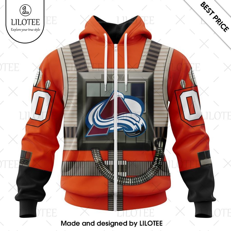 colorado avalanche star wars rebel pilot design custom shirt 2 719