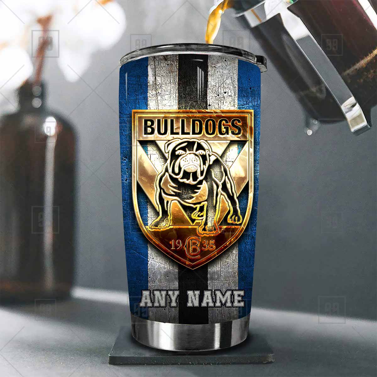 custom canterbury bankstown bulldogs tumbler 9668 2xhdE