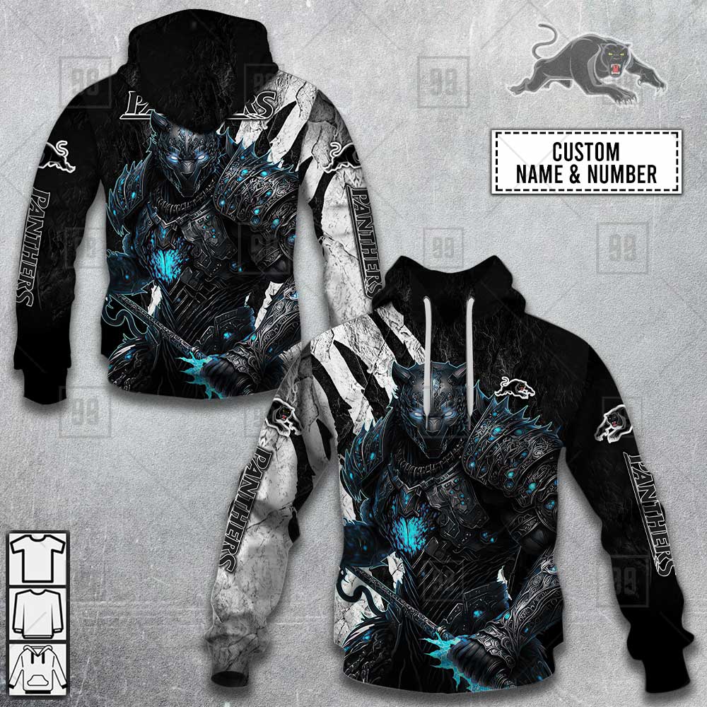 custom penrith panthers warrior hoodie 9365 qL8dd