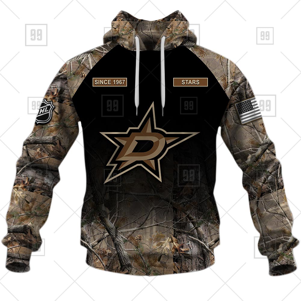 dallas stars hunting camouflage custom shirt 2723 ZpJwG