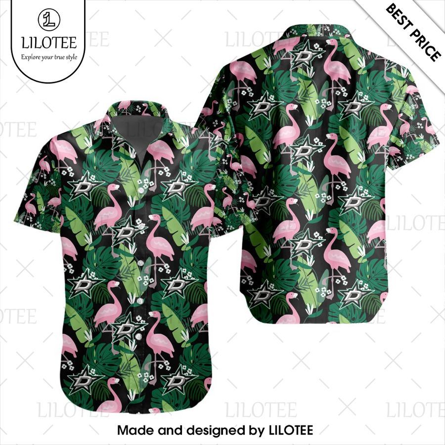 dallas stars special flamingo hawaiian shirt 1 938
