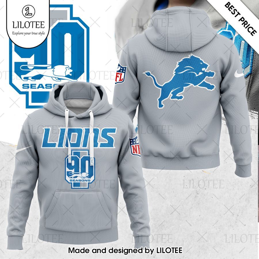 detroit lions to celebrate 90th season hoodie 1 923
