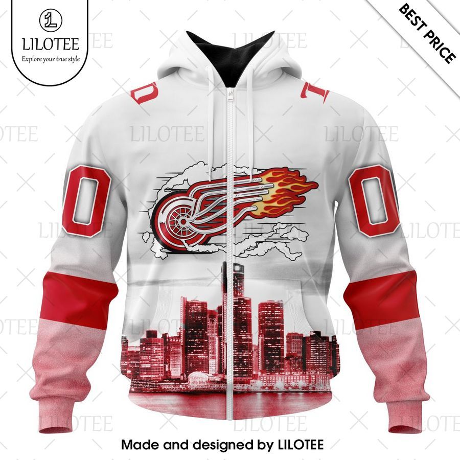 detroit red wings special motor city design custom shirt 2 173