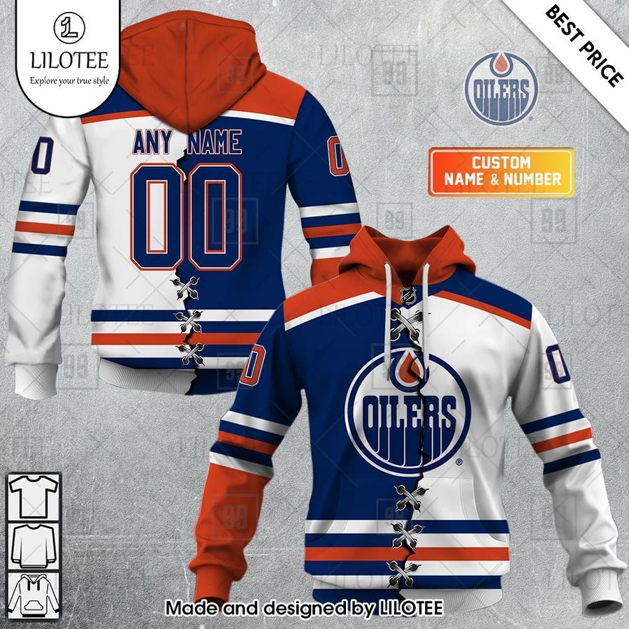 edmonton oilers mix home and away jersey personalized shirt 1 31
