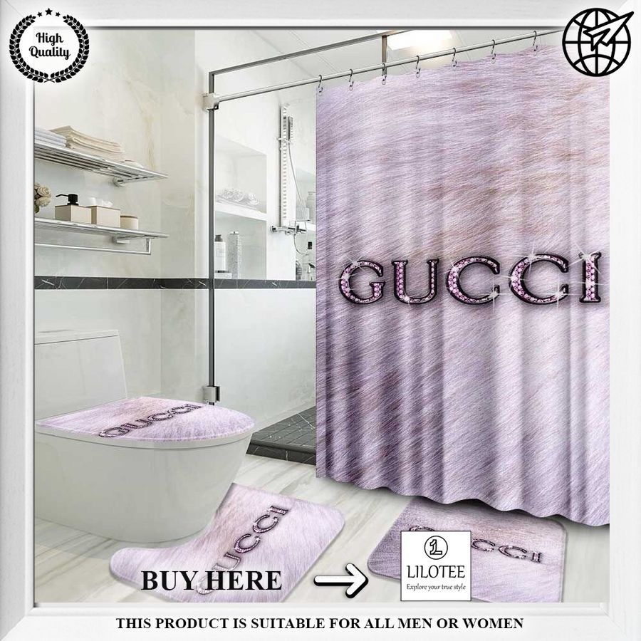 gucci diamond shower curtain set 1 128
